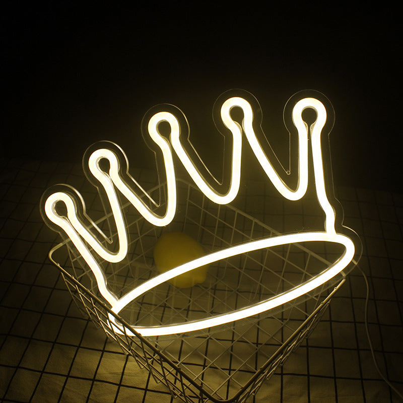 Gold Crown Neon SIgn