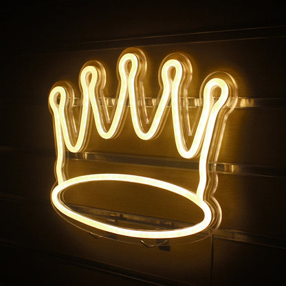 Gold Crown Neon SIgn