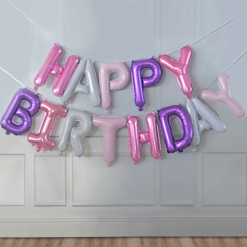 Happy Birthday Aluminum Film Balloon