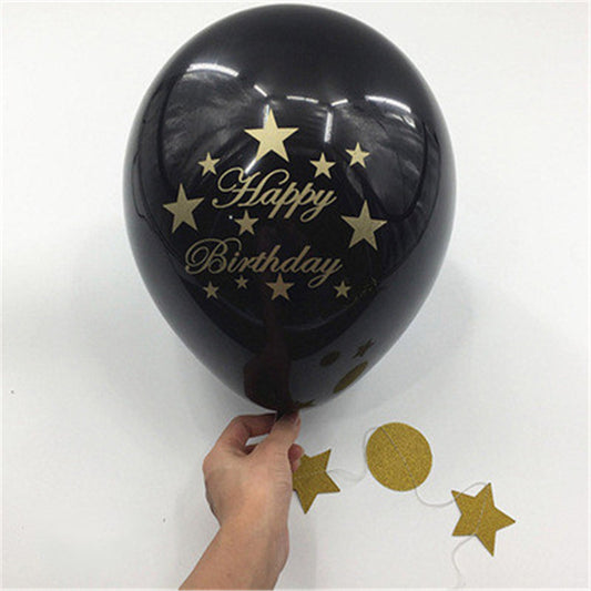 Happy birthday letter balloon latex balloon