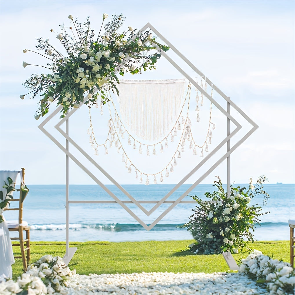 Geometric Wedding Ceremony Arch