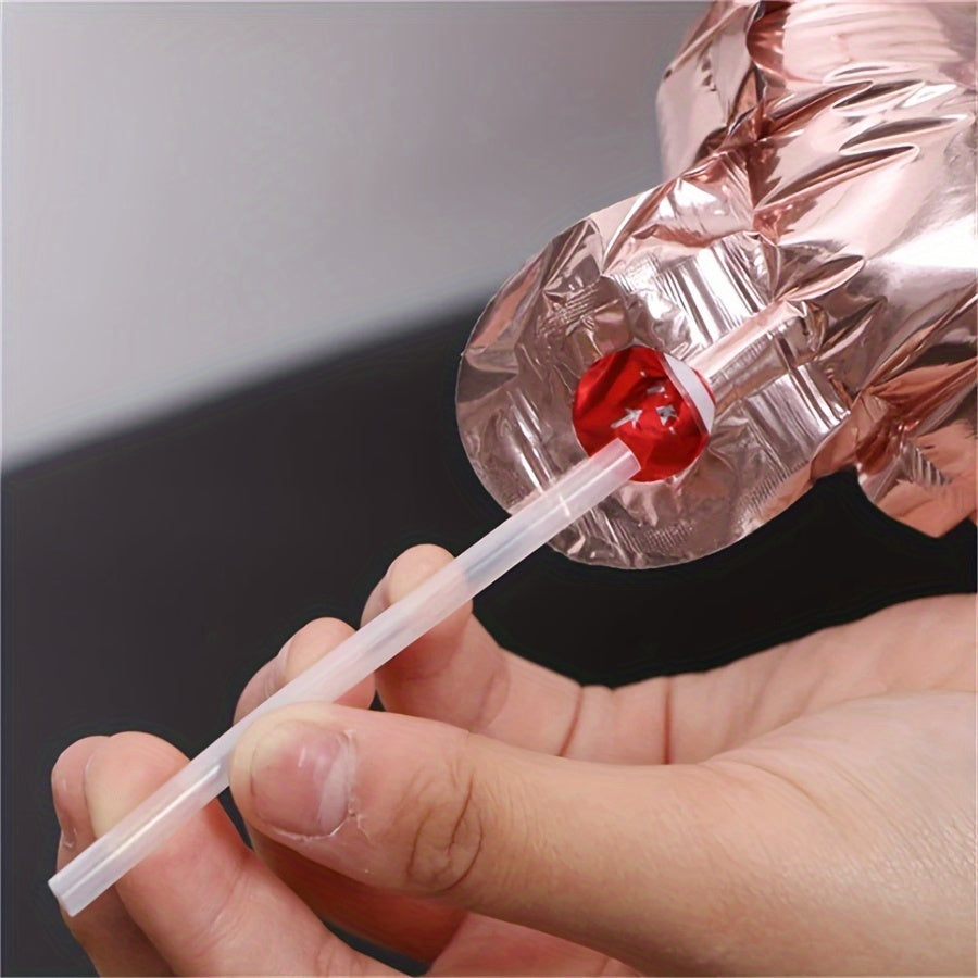 Transparent Balloon Blowing Straws