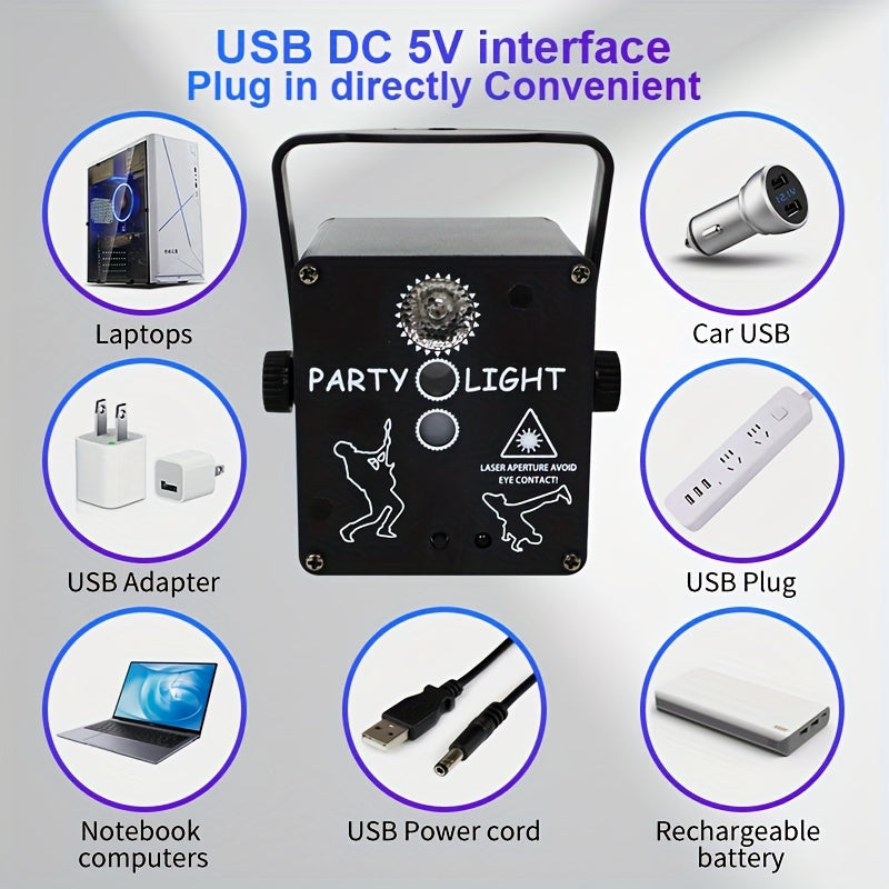 3-in-1 LED Stage Lights