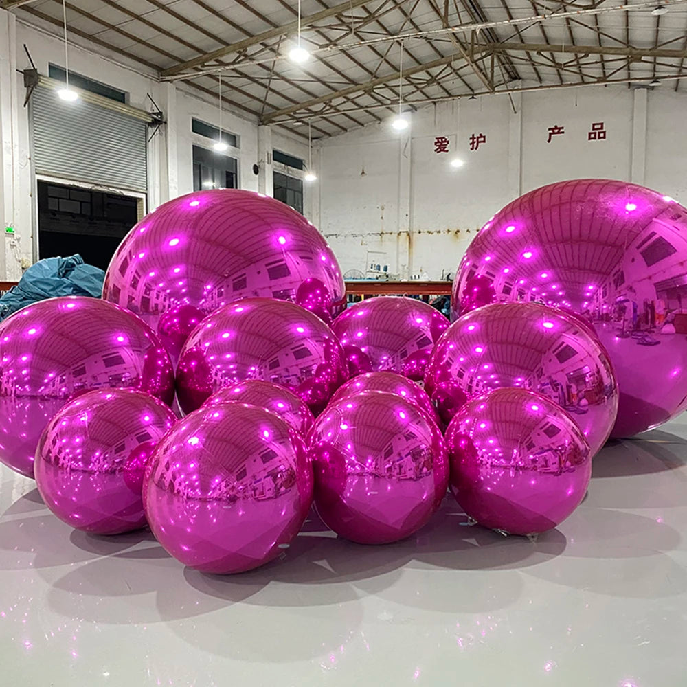 Shiny Mirror Sphere inflatable Ball