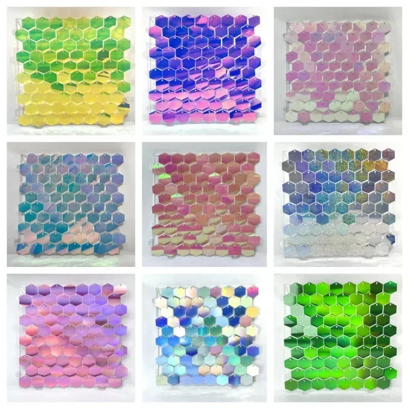 Sequin Shimmer Wall Panels (Multiple colours available)