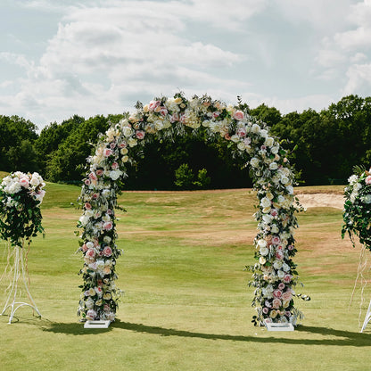 Metal Wedding Arch in White