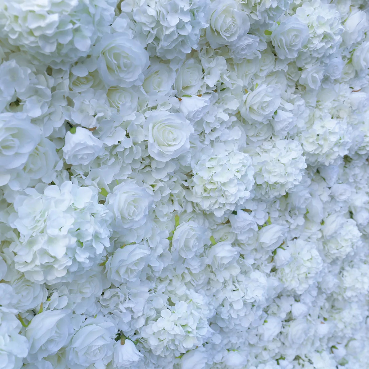 White Floral Wall Flower Wall Backdrop