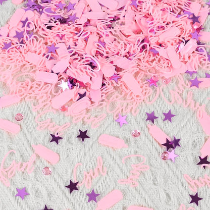 Blue Pink Baby Shower Confetti