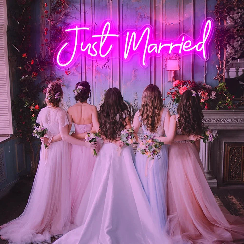 Just Married/All You Need Is Love/ Engaged - Neon Sign