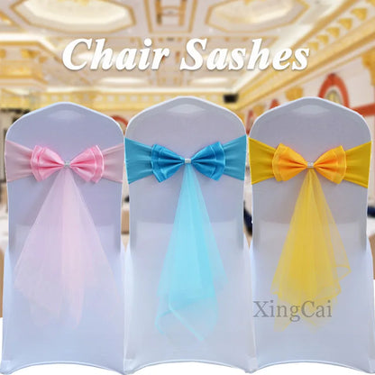 Chair Sashes - Gauze Ribbon for Weddings & Events