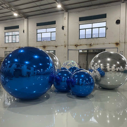 Shiny Mirror Sphere inflatable Ball