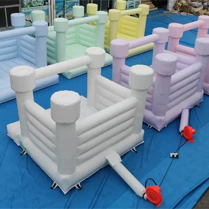 Pastel Inflatable Bounce House For Kids & Adults