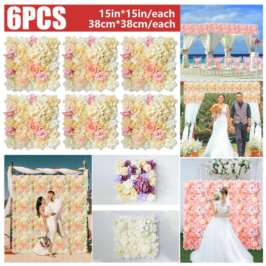 6 Pack Flower Wall Panels