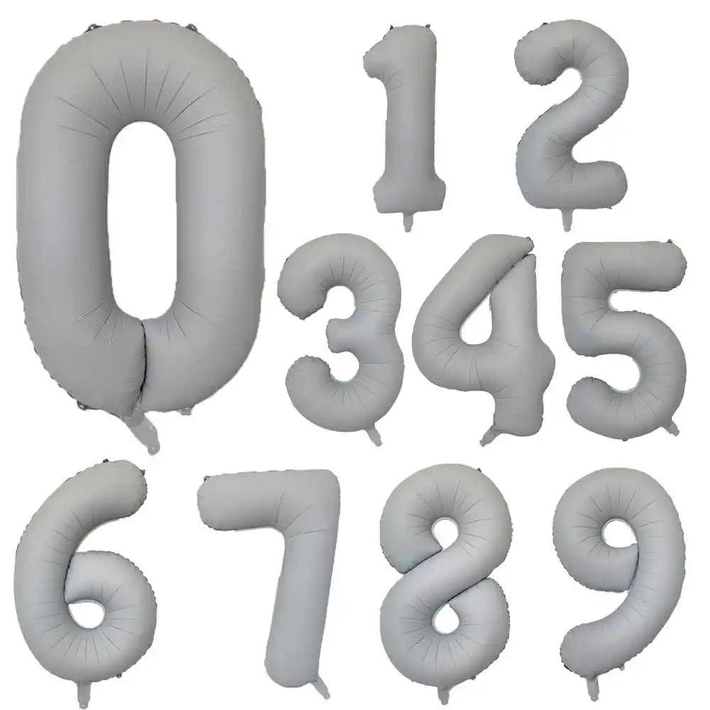 Pastel Balloon Numbers