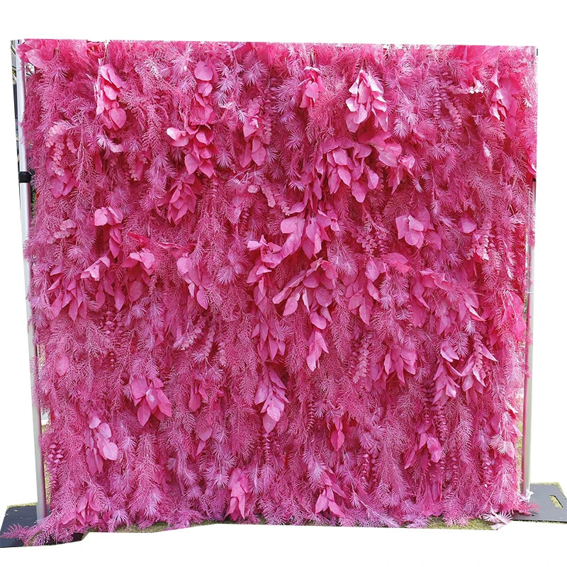 Feather Effect Pampas Backdrop for