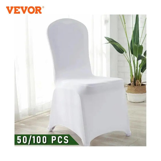 White Chair Covers - 12/30/50/100Pcs