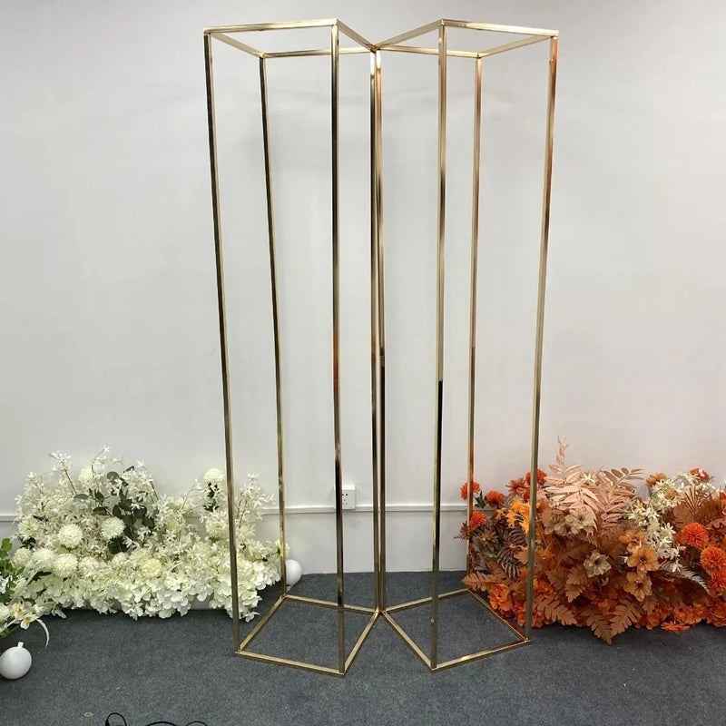 Premium Gold Metal Column Set