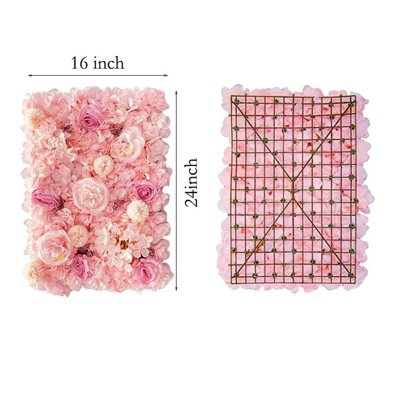 Silk Rose Backdrop Panels