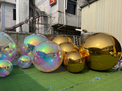 Shiny Mirror Sphere inflatable Ball