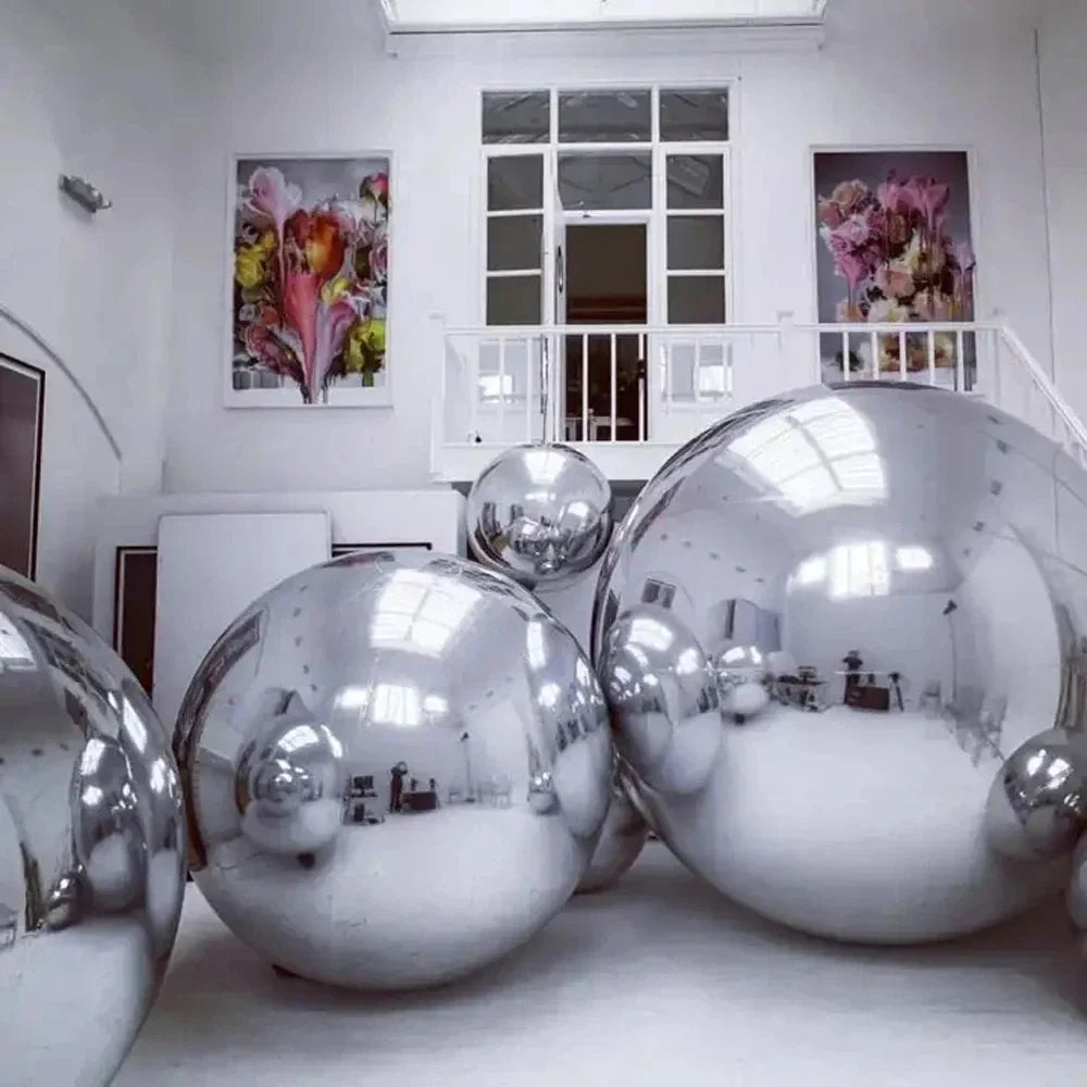 Shiny Mirror Sphere inflatable Ball