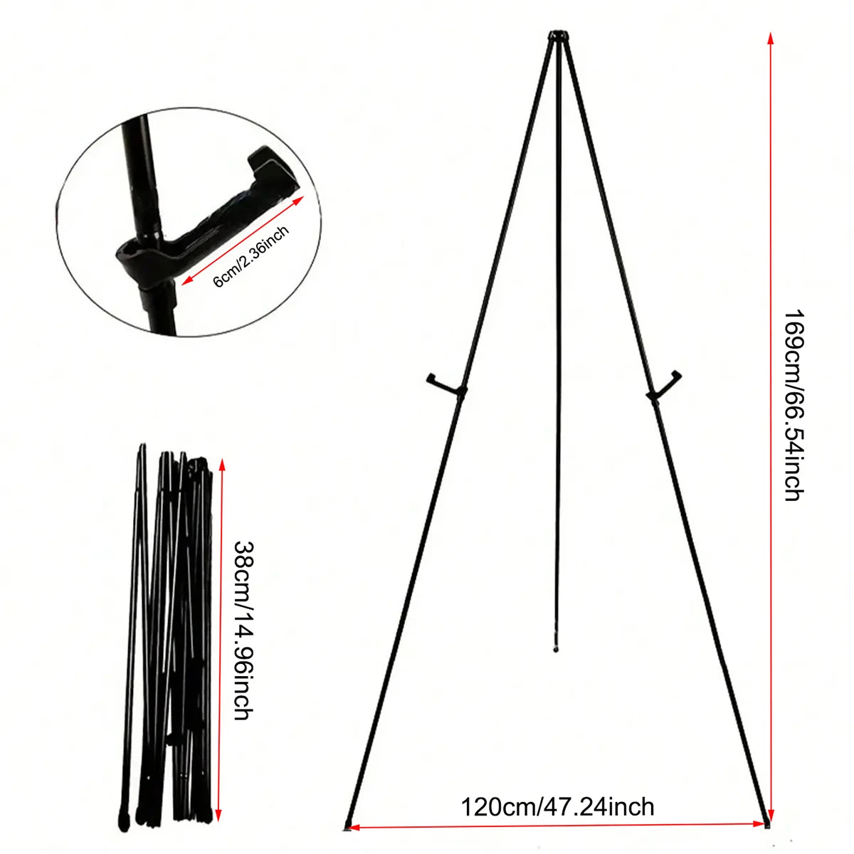 Adjustable Height Tripod Stand