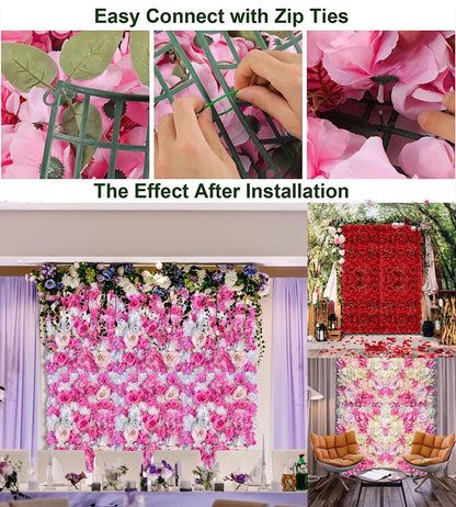 Rose Flower Wall Panels (Various Colours Available)