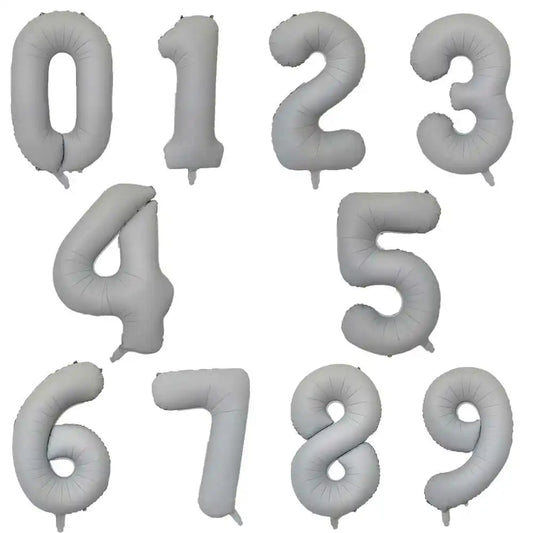 Pastel Balloon Numbers