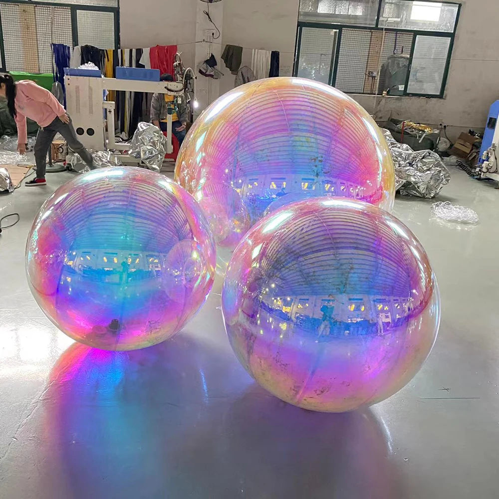 Shiny Mirror Sphere inflatable Ball