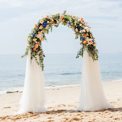 Metal Wedding Arch in White