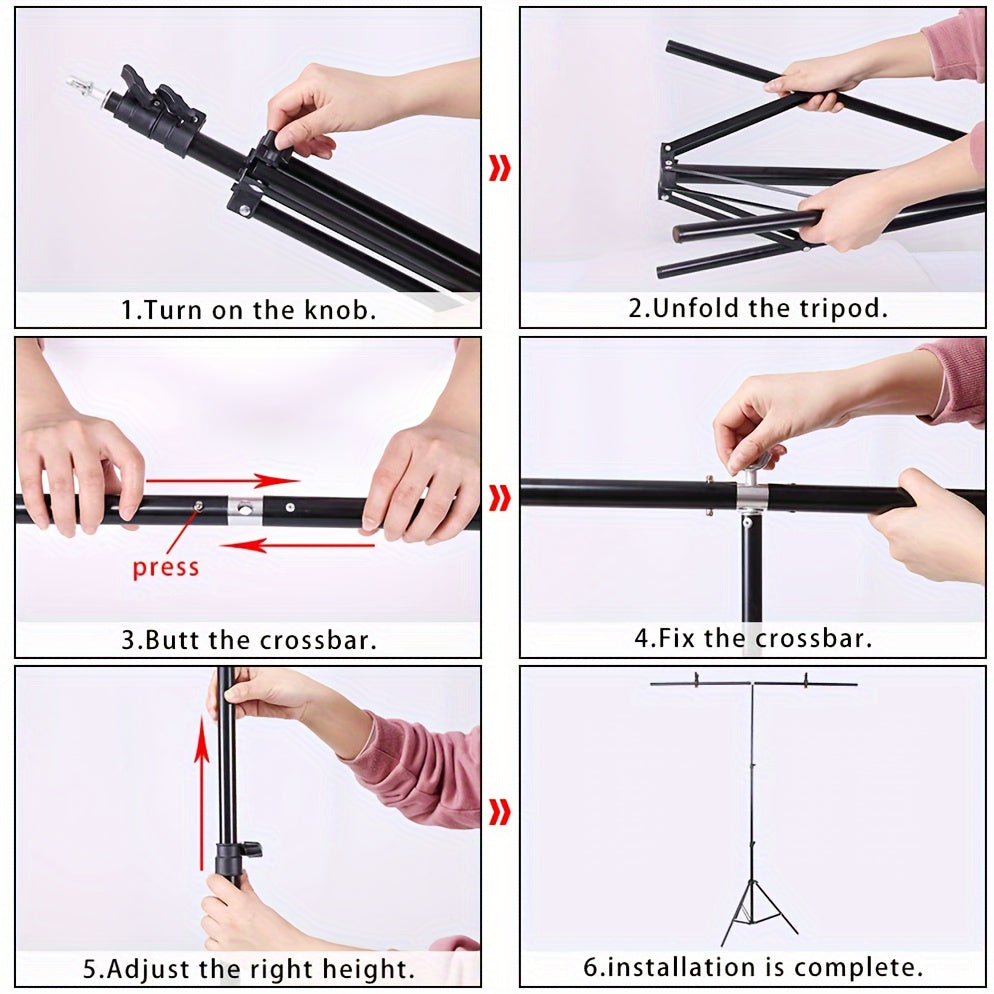 Adjustable T-Shaped Tripod