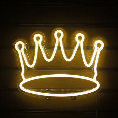 Gold Crown Neon SIgn