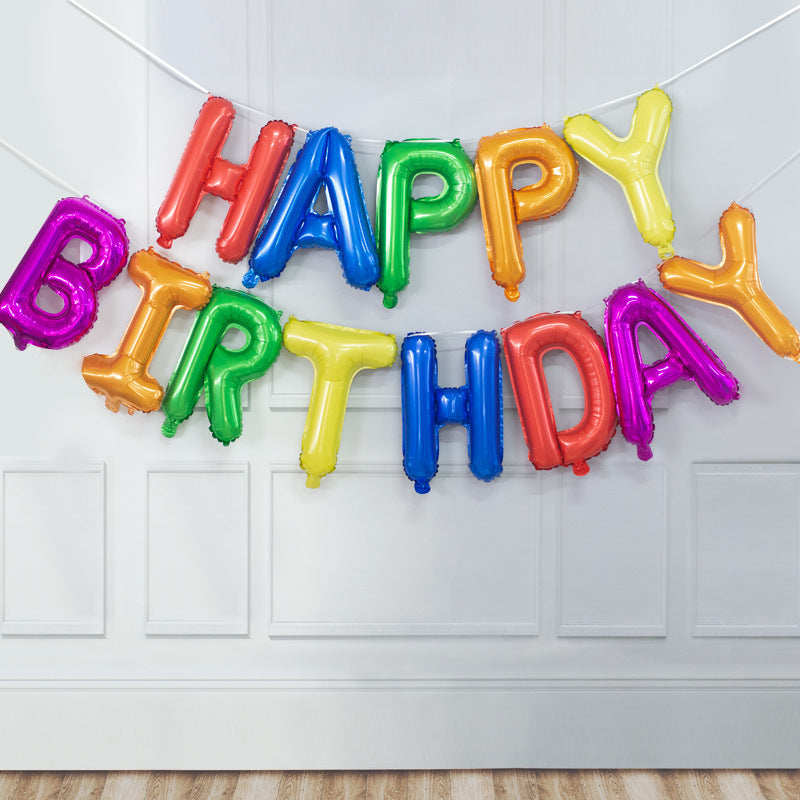 Happy Birthday Aluminum Film Balloon