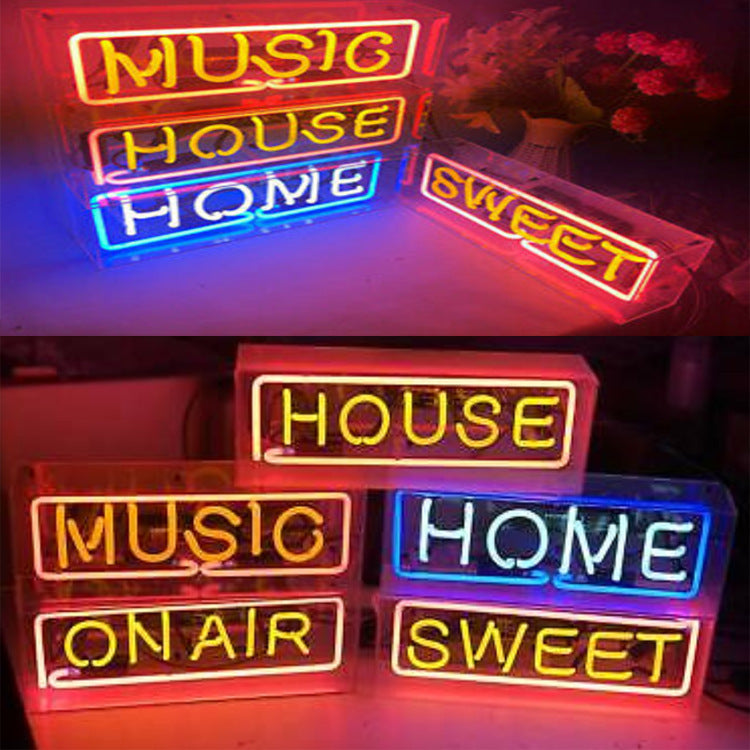 Neon Sign Acrylic Glass Light Box