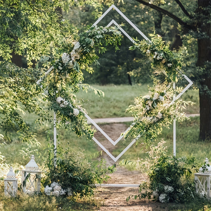 Geometric Wedding Ceremony Arch