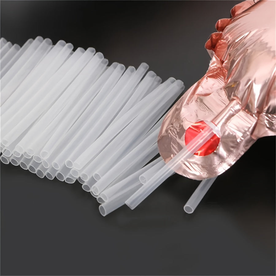 Transparent Balloon Blowing Straws