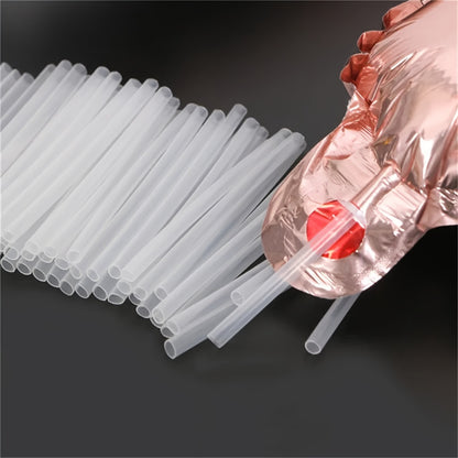 Transparent Balloon Blowing Straws